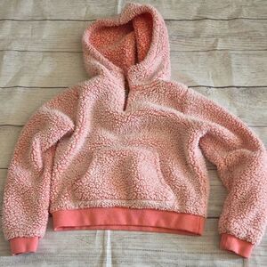 It's Our Time Pink Sherpa Hoodie